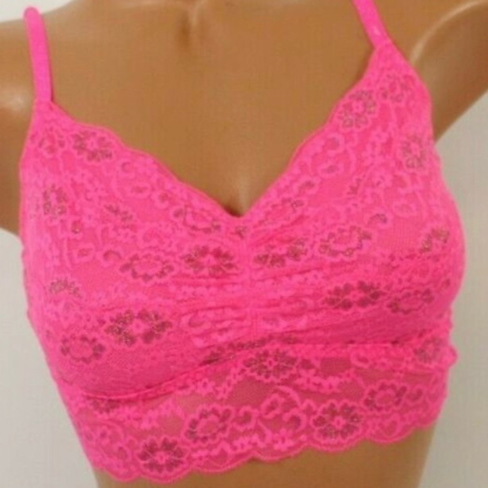 3/$25 VS bralette hot pink